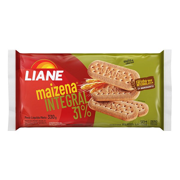 Biscoito Maizena Integral 330G - LIANE