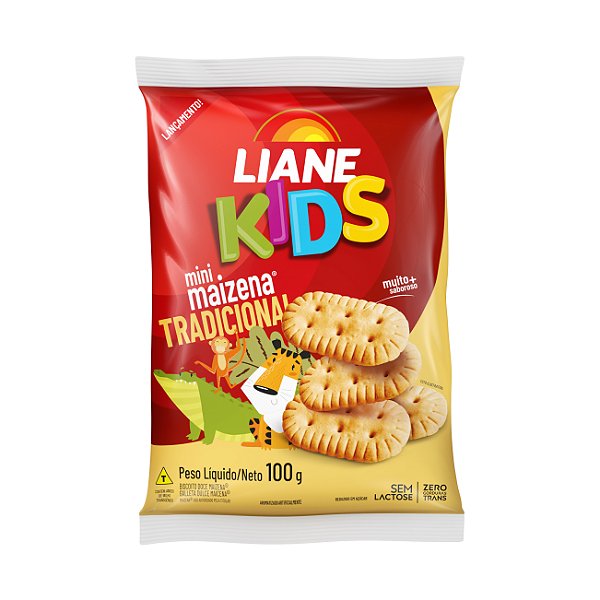 Biscoito Maizena Mini Kids Tradicional 100G - LIANE