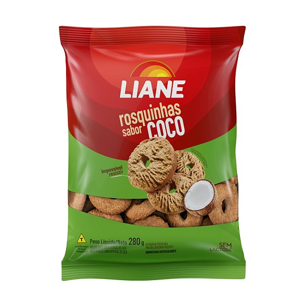Rosquinha de Coco 280G - LIANE