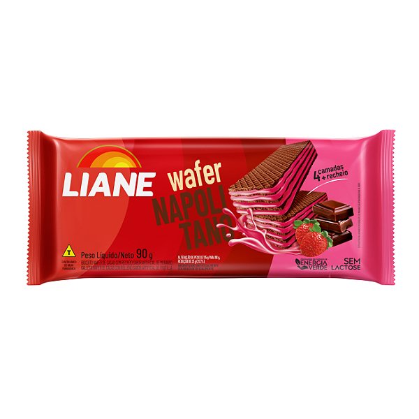 Wafer Sabor Napolitano 90G - LIANE