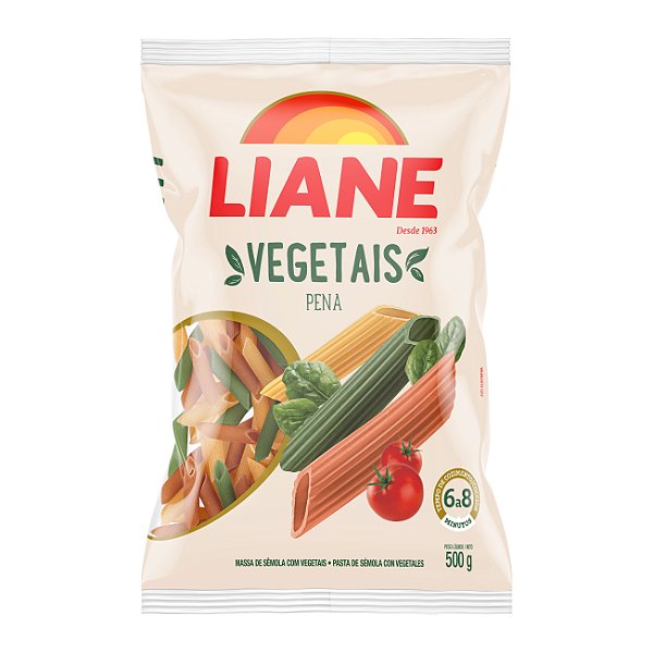 Massa Pena de Vegetais 500G - LIANE