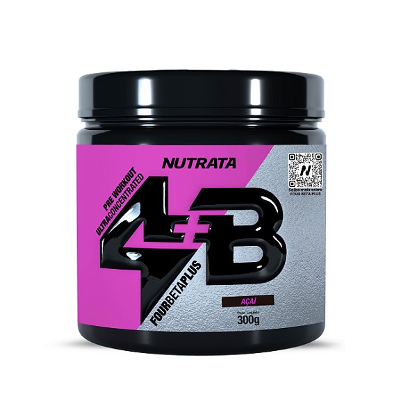 Pré-treino 4B Açaí 300G - NUTRATA