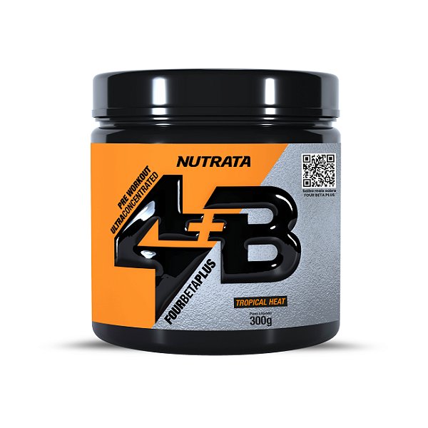 Pré-treino 4B Frutas Tropicais 300G - NUTRATA