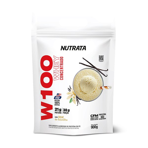 W100 Baunilha 900G Refil - NUTRATA