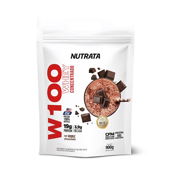 W100 Chocolate 900G Refil - NUTRATA