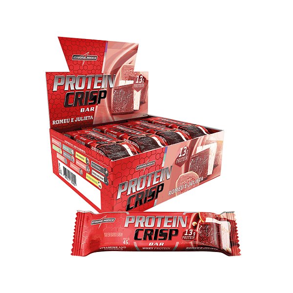 Barra Protein Crisp Romeu E Julieta 12 X 45G - INTEGRALMEDICA