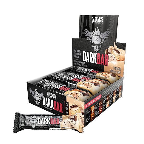 Barra Dark Flocos Com Chocolate Chips 8 X 90G - INTEGRALMEDICA