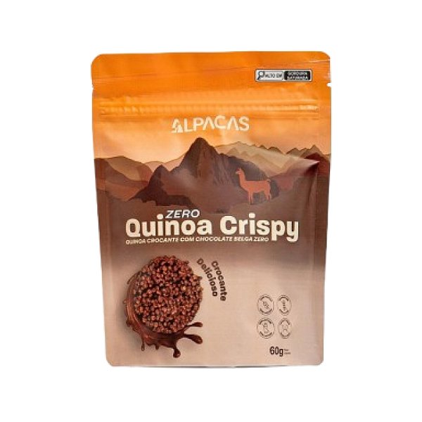 Cereal Crispy Quinoa Chocolate Zero 60G - ALPACAS