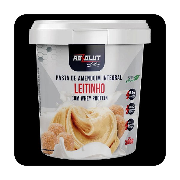 Pasta De Amendoim Leitinho Zero 500G - ABSOLUT