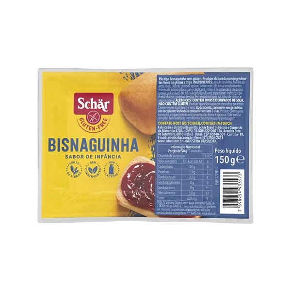Bisnaguinha 150G - SCHAR