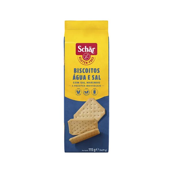 Snackers Água E Sal 115G - SCHAR