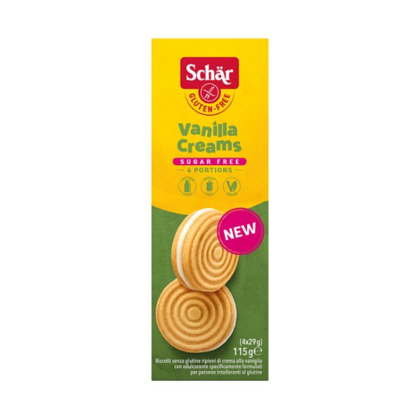 Sugar Free Vanilla Creams 115G - SCHAR