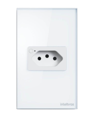 Tomada Inteligente 10A WIFI IZY SMART ETS 1001 BRANCA INTELBRAS
