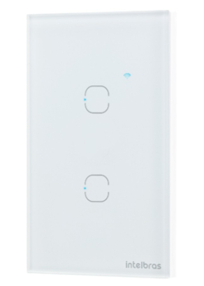 Interruptor SMART ZIGBEE TOUCH 2 BRANCO EZS 1002 INTELBRAS