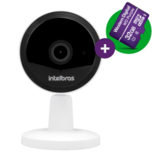 Câmera INTELIGENTE IMX1 MIBO c/ Visão Noturna e MicroSD 32GB INTELBRAS