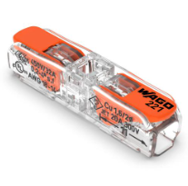 Conector WAGO Emenda Reto 2P 0,14mm/4mm