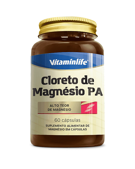 Cloreto de Magnésio PA - Vitaminlife (60 Cápsulas)