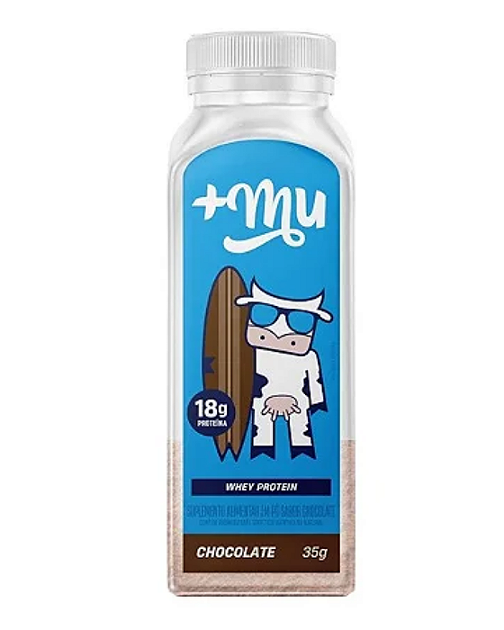 Garrafinha de Proteína Chocolate Tradicional - Mais Mu (35g)