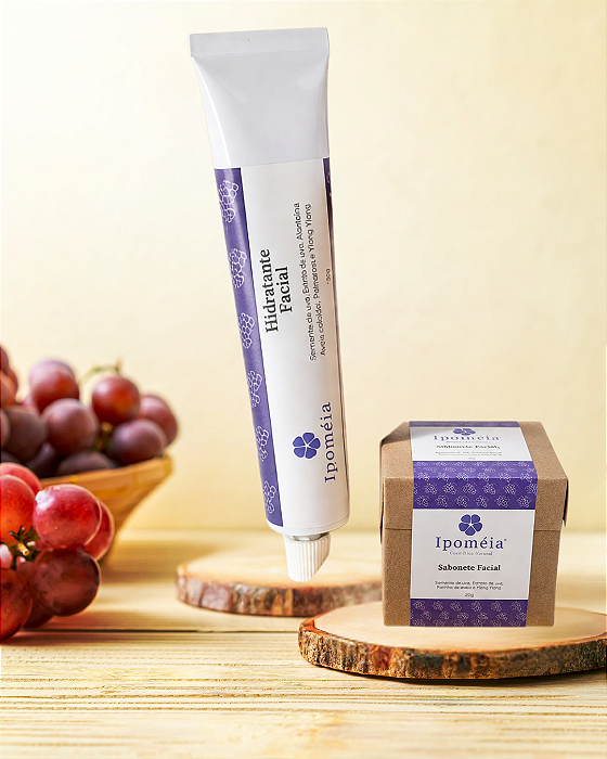 Hidratante Facial – Óleo de Semente de Uva e Extrato de Uva