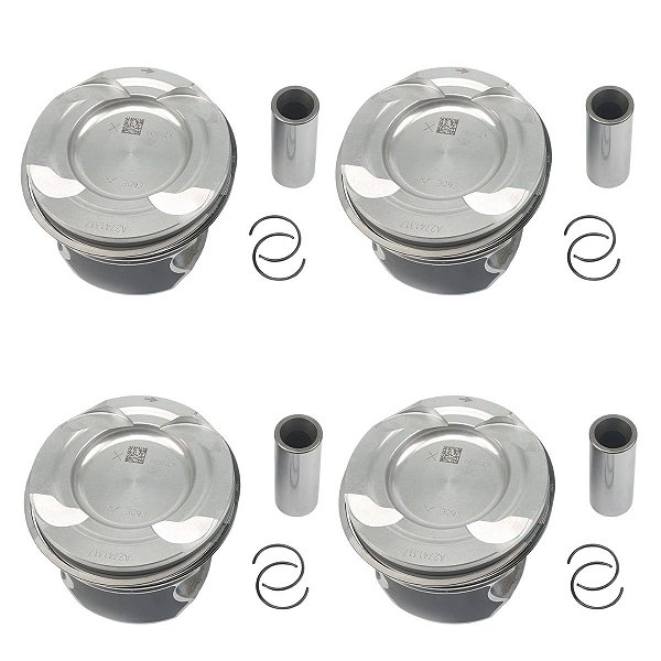 Pistão e Anel Mercedes-Benz C180 C200 C250 C300 GLC250 E250 1.6 16v 274.910 0,50 - 2740301017, 2740300017, 2740301217, 2740301317