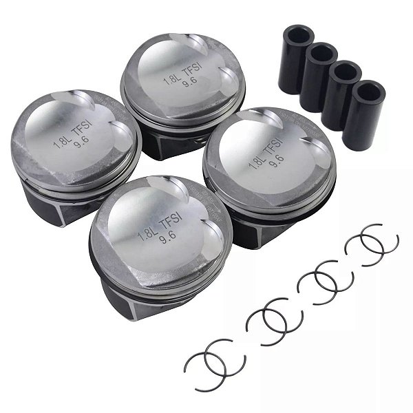 Pistão e Anel Audi A3 A4 A5 Q5 1.8 16v Turbo Tfsi Bloco Cjsa Cdhb Cdab Cjsb Std - 06H107065CP, 06H107065DF