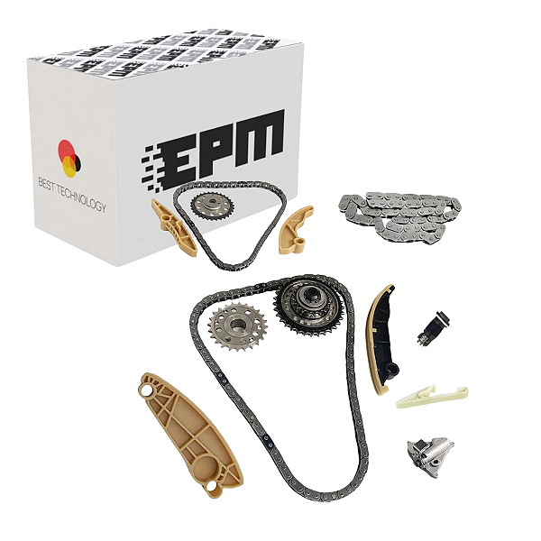 Kit Corrente da Distribuição Land Rover Jaguar Discovery Sport Evoque Epace Fpace Ftype Ingenium Aj200 2.0 16v Diesel