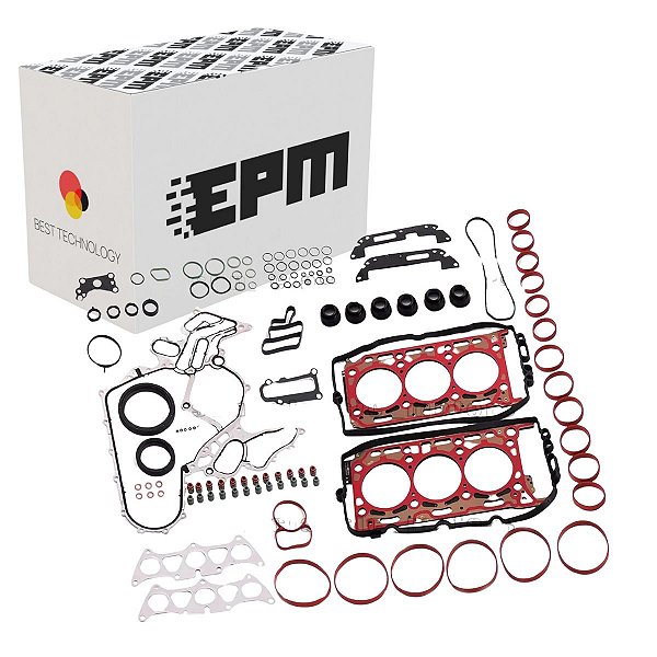 Junta do Motor C/ Retentor e Cabeçote Volkswagen Audi Amarok Q7 DDXA, DDXB, DDXC, DDXD 3.0 V6 Diesel - EA897