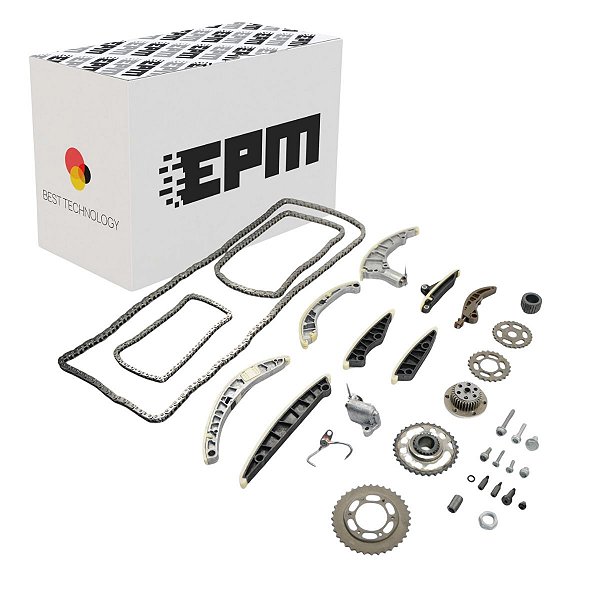 Kit Corrente da Distribuição Audi Volkswagen Porsche Q7 Touareg Amarok Cayenne 3.0 Diesel TDI V6 24v DDX DDXC