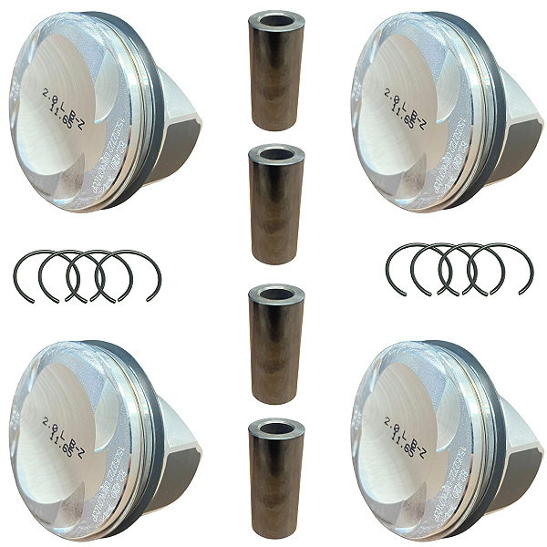 Pistao E Anel Vw Audi 2020/... Tsi Tfsi Std - 06L107065Ch, 06L107065T, 06L107065Ac