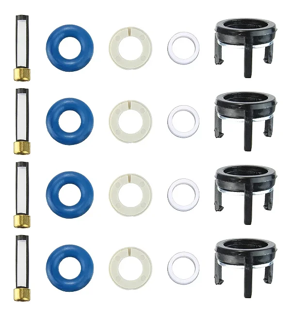 Kit Reparo Oring Bico Injetor Volkswagen Audi Jetta Tiguan Passat Golf A3 A4 A5 Q3 Q5 TT 2.0 16v Tsi Tfsi