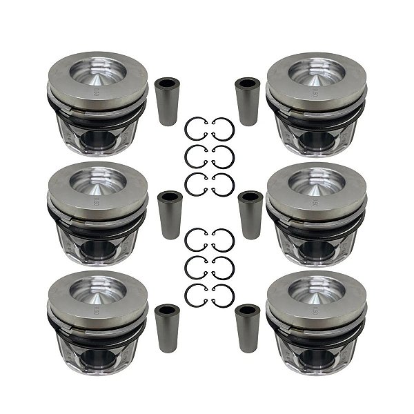 Pistão e Anel Volkswagen Audi Amarok Q7 TDI 3.0 Diesel 24V 050 - 059107065DP, 059107103CE, 059107065