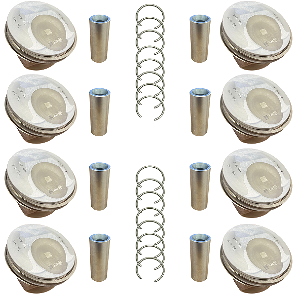 Pistao E Anel Std Porsche Cayenne Panamera M48.02 M48.01 M48.40 96Mm - Jogo