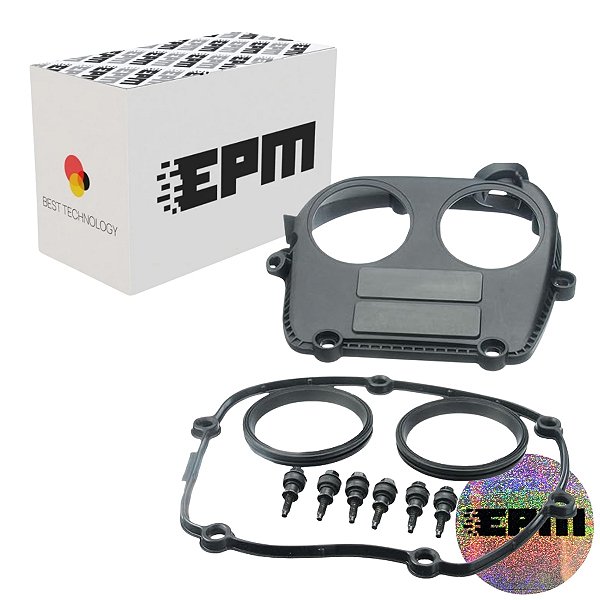 Tampa Lateral VW Audi Jetta Golf A3 A4 EA888 TSI TFSI 2 Furos C/ Junta Original - 06L103277, 06G103277, 06K103269D, 06K103269F