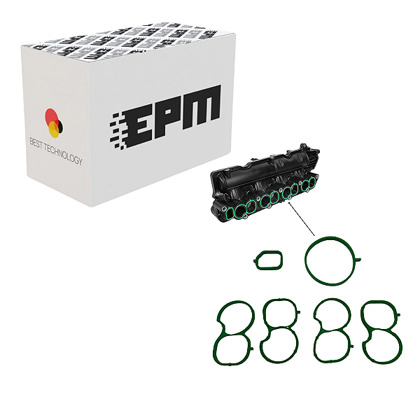 Junta Do Coletor De Admissao Fiat Toro Jeep Compass Renegade 2.0 Diesel - 55566258, 55571993, 8306