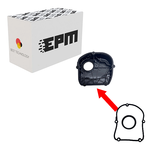 Junta Da Tampa Lateral Vw Audi Tsi 5 Furos + 1 Oring - 06H103483C, 06H103483D