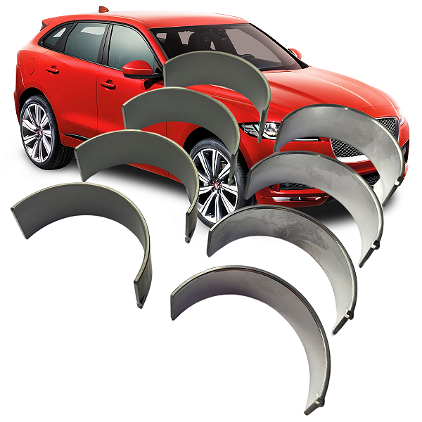 Bronzina De Biela Land Rover Jaguar Aj200 Dtd 53Mm - 0,25 - Rb2428Vkx4 - 025