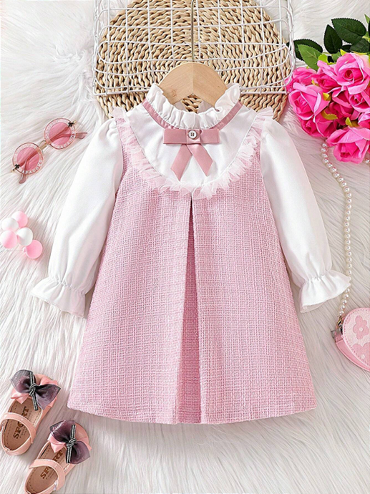 Vestido Gravata de Laço Premium