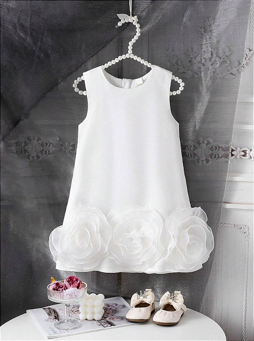 VESTIDO BRANCO FLOR