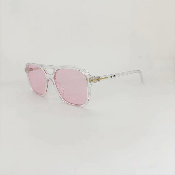 VistaLab Blink transparente com rosa