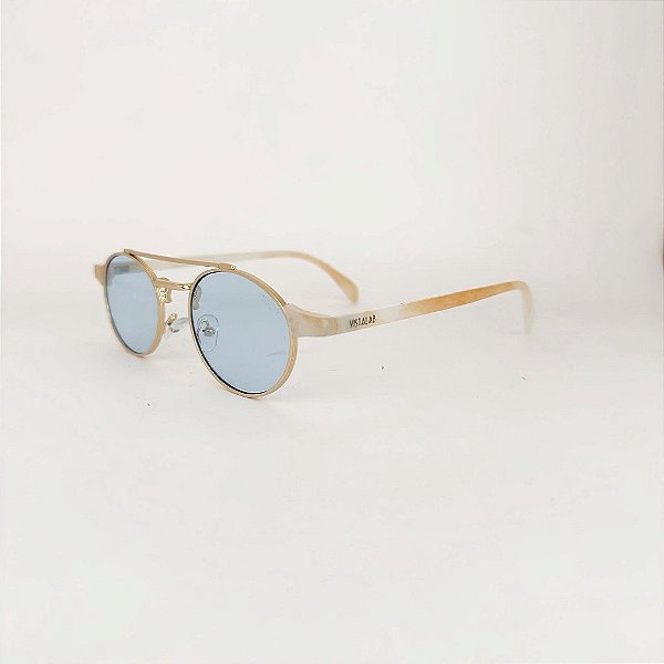 VistaLab Sync dourado com azul claro
