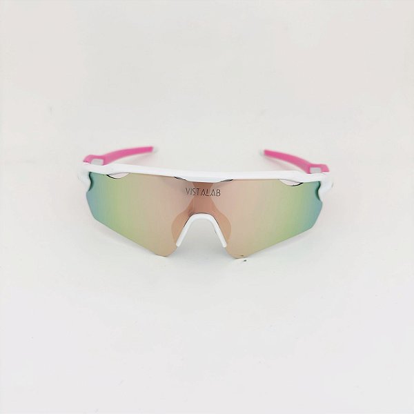 VistaLab Nitro rosa espelhado + case esportiva
