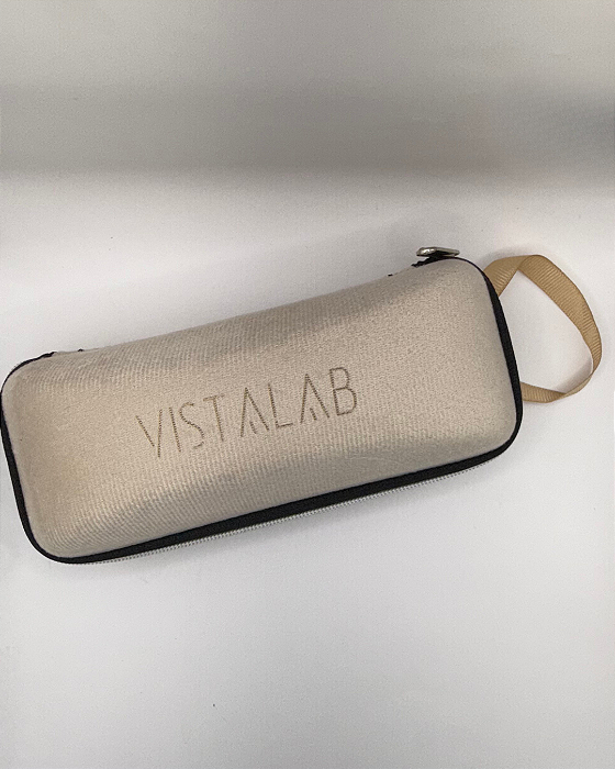 Case VistaLab de camurça marfim
