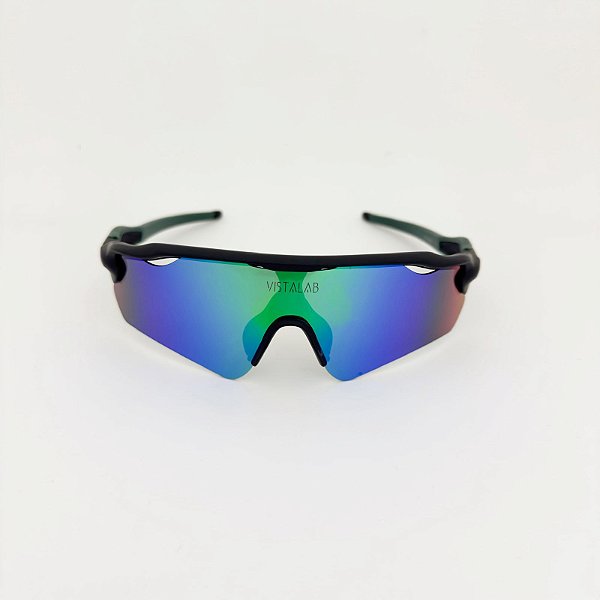 VistaLab Nitro preto com verde + case esportiva