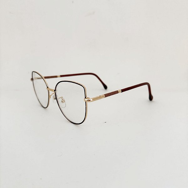 VistaLab Grau Boreal dourado com preto e glitter rosa