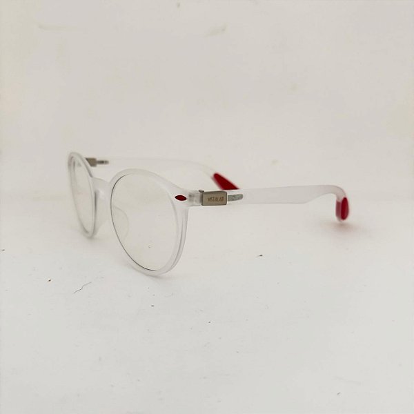 VistaLab Grau Quark transparente com vermelho