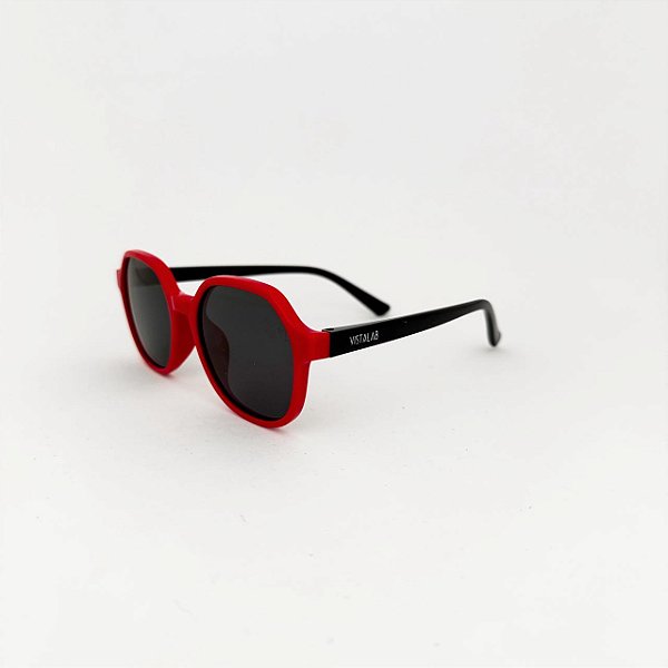 Kids Splash preto com vermelho
