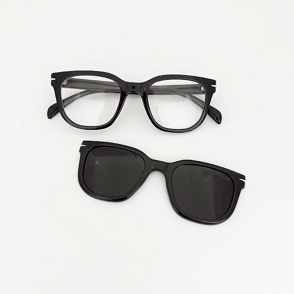 Grau + Solar: Neoclip preto