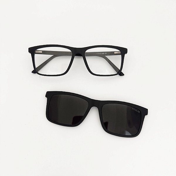 Grau + Solar: Popclip preto