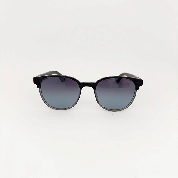 Notics degrade com madeira escura