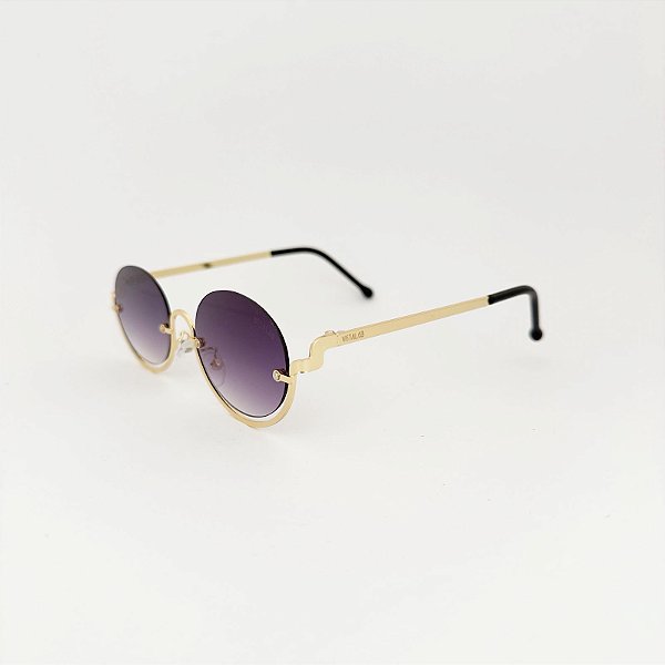 Moves dourado com roxo degrade